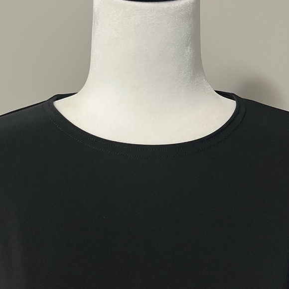 Sympli Side Twist Tunic Black 3/4 Sleeve - Picture 8 of 13